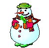Gif mu�eco de nieve